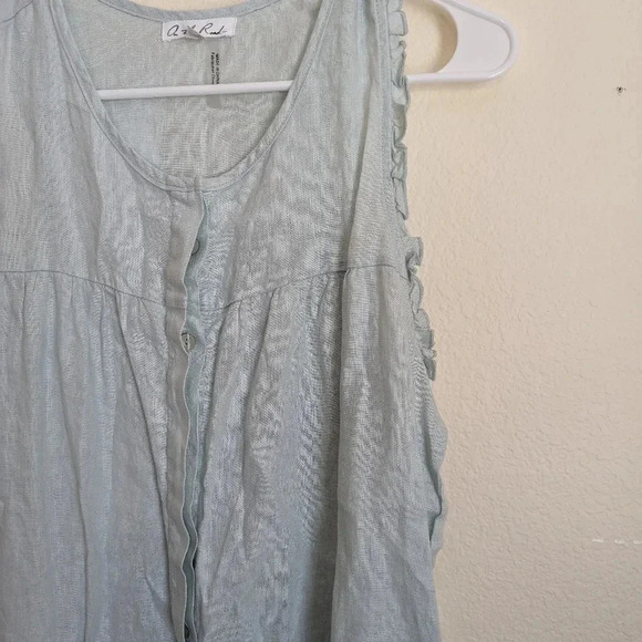 On the road ruffled linen jumpsuit - Picture 3 of 8